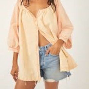 EUC Free People Oxford Swing Tunic Small